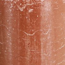 tételeket Egyszínű karamell színű oszlopgyertyák, 85x200 mm, 2 darabos szett, rusztikus és romantikus dekorációhoz és világításhoz