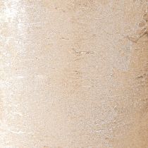 tételeket Platina színű oszlopgyertyák, 4 db-os készlet, 60x80 mm - Elegáns dekoráció adventi koszorúkra és asztalokra