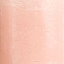 tételeket Rózsaszín oszlopgyertyák 85×150 mm, egyszínű, 2 darabos szett, ideális dekorációhoz és romantikához