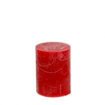 tételeket Egyszínű gyertyák piros 60x80mm 4db