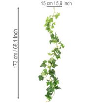 tételeket Műborostyán girland szobadekorációhoz 173cm
