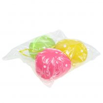 tételeket Tojás műanyag színes 15cm akasztható 3 db