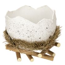 tételeket Húsvéti fészektál tojás alakú tavaszi dekorációhoz 11cm 4db