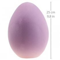 tételeket Húsvéti tojás műanyag dísztojás lila lila bolyhos 25cm