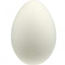 Húsvéti tojás nagy krémszínű dekoratív tojás bolyhos kirakat dekoráció 40cm