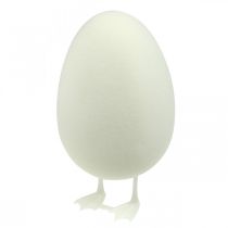 Dísztojás lábakkal Húsvéti tojásfehérje Asztali dekoráció Húsvéti figura H25cm