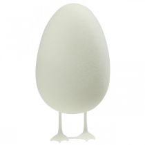 Dísztojás lábakkal Húsvéti tojásfehérje Asztali dekoráció Húsvéti figura H25cm