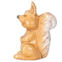 tételeket Ülő mókus figura őszi dekorációhoz, 10cm