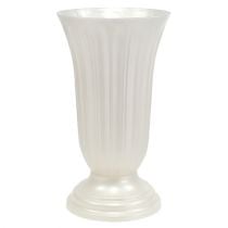 Lilia gyöngyház váza Ø28cm, 1db