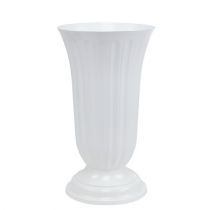 tételeket Lilia váza fehér Ø23cm, 1db