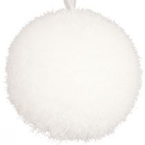 tételeket Hógolyó dekoráció hó dekoráció téli dekoráció dekorációs fogas 7,5cm