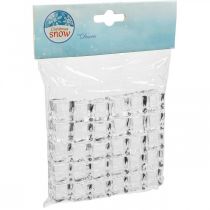 tételeket Mesterséges jégkocka dekoratív jég átlátszó 2cm 30 db