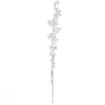 tételeket Téli dekoráció jégcsap dekorációs fogas átlátszó 25cm 3 db