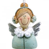tételeket Angyal medál Karácsonyi angyalfa dekoráció H5,5cm 8db