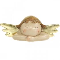 tételeket Dekoratív angyalfigura Karácsonyi asztaldísz 22,5 × 9,5 × 9 cm