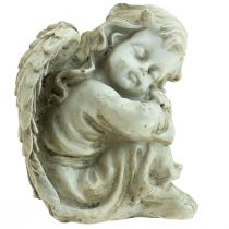 Angel for the Grave Cream Grave Angel Sleeping Angel 6×5,5×8cm