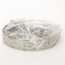 tételeket Dekoratív, emeletes tálalótálca füllel, csillag motívummal, kétszintes, 49 cm