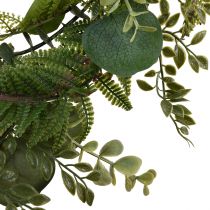 tételeket Eukaliptusz koszorú mesterséges eukaliptusz dekoráció zöld Ø50cm