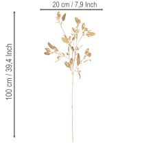 tételeket Mesterséges eukaliptusz ág, díszes vázaág, 100cm
