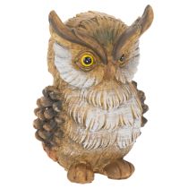 tételeket Bagoly figura, kis ülő bagoly, dekoráció, 11cm