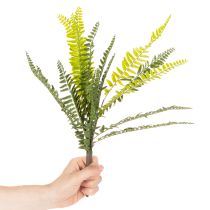 tételeket Műpáfrányág, műzöld dekorációs növény, 45cm