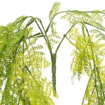 tételeket Műpáfrány függőnövény, dekoratív, figyelemfelkeltő belső terekbe, modern kiegészítők, 80 cm