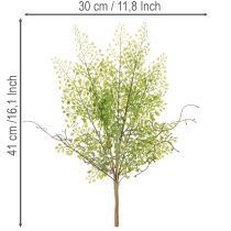 tételeket Műzöld ruscus ág virágdíszítéshez, 41cm