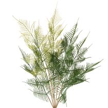 tételeket Műpáfrányág dekoráció, zöld, élethű, 56cm