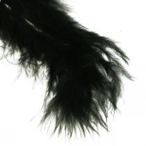 Feathers Black Valódi madártoll kézműveskedéshez Tavaszi dekoráció 20g