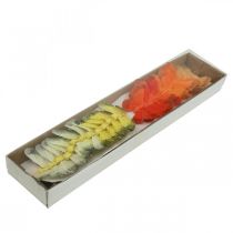 tételeket Dróton tolllepke 5cm narancs, sárga 24 db