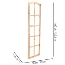tételeket Fa ablakkeret faldekorációként 100 cm