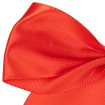 tételeket Dekoratív piros masni, előre megkötve barkácsoláshoz és csomagoláshoz, 11 cm, 25 darab