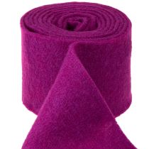 tételeket Filc gyapjúszalag, fukszia, 15cm x 5m, díszítéshez és kézműveskedéshez