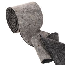 tételeket Kétszínű gyapjúfilc cseréppánt, szürke/fekete, 15cm x 5m