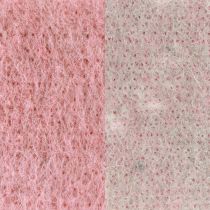 tételeket Filc szalag, fazékszalag kéttónusú órózsaszín/szürke 15cm 5m