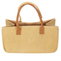 tételeket Filctáska raffia mintával 50cm x 25cm x 25cm