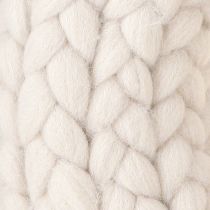 tételeket Nemez gyapjú díszkoszorú függeszthető bézs színben Ø30cm H4cm