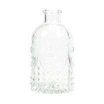 tételeket Dekoratív üvegek mini vázák üveg gyertyatartók H12,5cm 6db