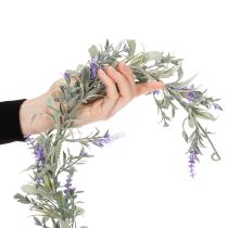 tételeket Lila girland, műtavasz dekoráció különleges alkalmakra és szezonális dizájnra, 145 cm, 2 db