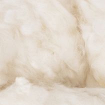 tételeket Laza birkagyapjú, természetes gyapjú, fehér melanzs, sokoldalú, 250g