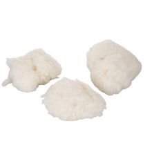 tételeket Laza birkagyapjú, természetes gyapjú, fehér melanzs, sokoldalú, 250g
