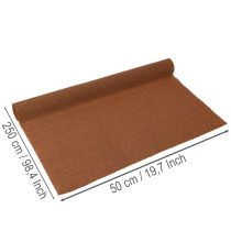 tételeket Virágkötő krepp papír, barna, 50 cm széles kézműves tekercs