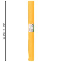 tételeket Virágkötő krepp papír virágkötő krepp napsárga 50×250cm 5 darab