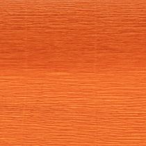 tételeket Virágkötő krepp papír, narancssárga tekercs, 50x250cm