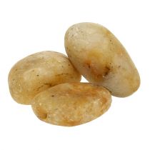 tételeket Borostyánszínű folyami kavicsok 5kg