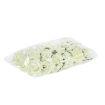 tételeket Habszivacs Rózsa Ø7.5cm Krém 18 db