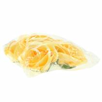 tételeket Foam Rose Yellow Ø15cm 4 db
