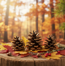 tételeket Fekete fenyőtobozok 5cm natúr 5db