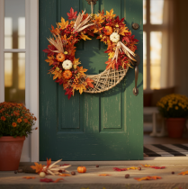 tételeket Dekoratív juta gyűrűk, natúr stílus, függő dekoráció, bohém stílus, Ø38cm, 2 darab, fém gyűrűk, fali dekoráció, ablakdísz