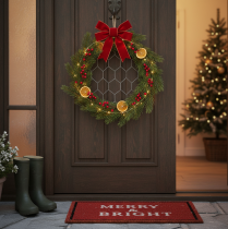 tételeket Dekoratív fém raffia akasztógyűrűk, Ø20cm, 4 darab, bohém fali dekoráció, ablakdekoráció